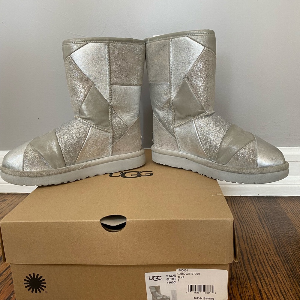 Ugg Patchwork Boots Sz 5 - image 5